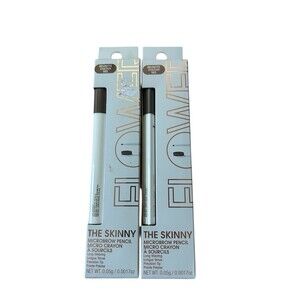 Flower Beauty The Skinny Microbrow Pencil - SB5 Brunette , 0.0017 oz - 2pk NIB